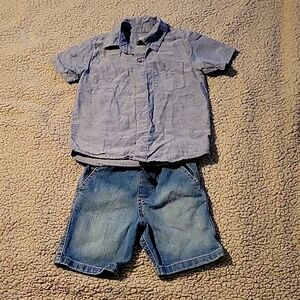 Boys shirt and shorts set